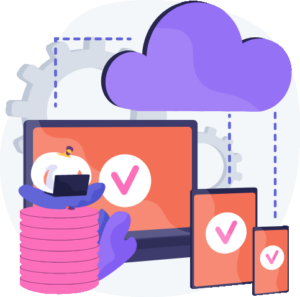 One Click Cloud Execution illustration